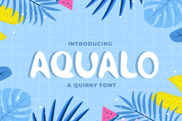 Aqualo Font: A Versatile Display Typeface for Campaign Designers
