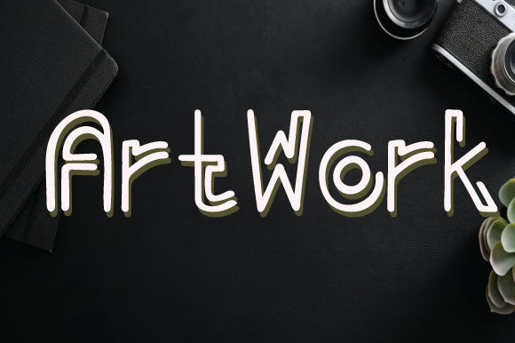 Artwork Font: A Display Typeface That Elevates Campaigns