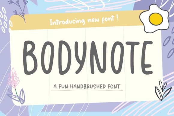Bodynote Font for Playful Branding and Creative Designs