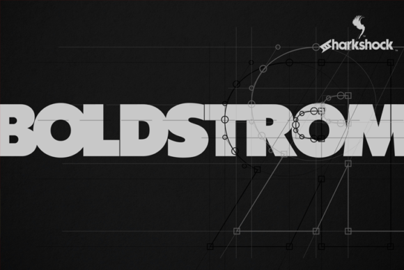 Boldstrom Display Font for Strong Visual Campaigns