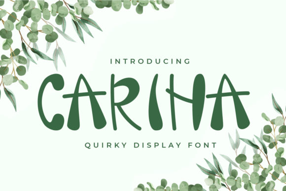 Carina Font: A Bold Display Typeface for Business Branding