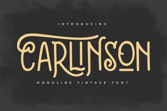 Carlinson Font for Stylish and Professional Branding