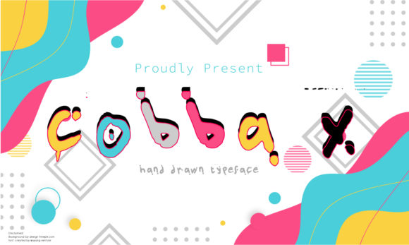 Cobba X Font: A Playful Display Typeface for Authentic Branding
