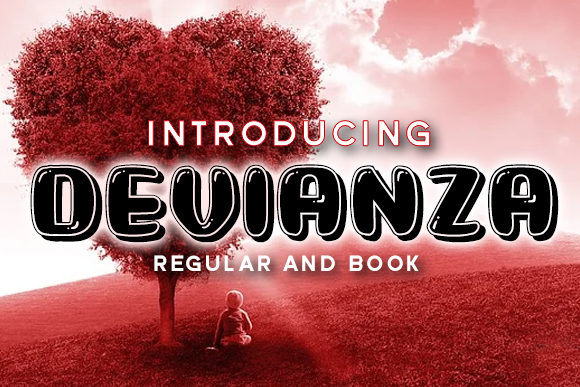 Devianza: A Bubbly-Styled Display Font for Eye-Catching Web Designs