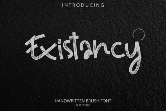 Existancy Font: A Quirky Display Typeface for Bold Campaigns