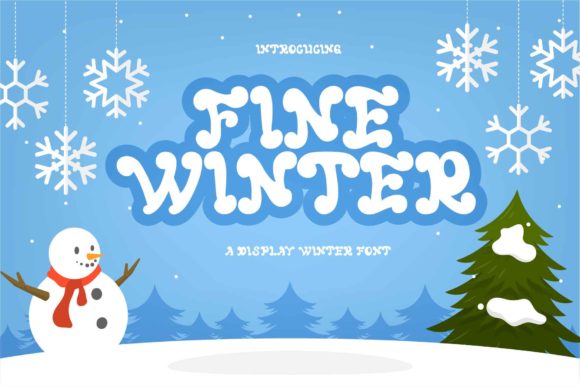 Fine Winter Font for Bold Editorial Design