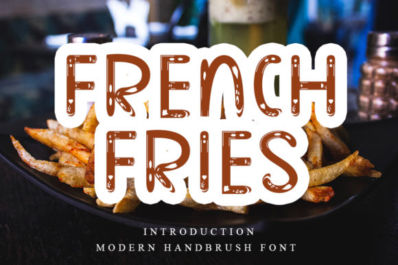 French Fries Font for Modern Web Design and Branding