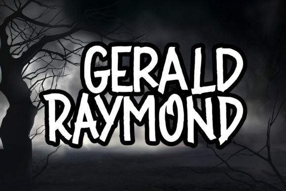 Gerald Raymond Display Font for Creative Craft Projects