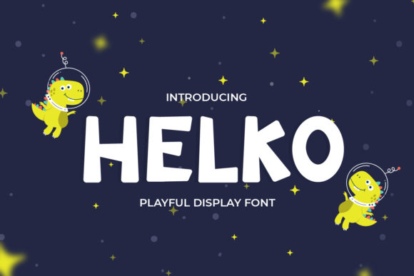 Helko Display Font for Charming Web Design Projects