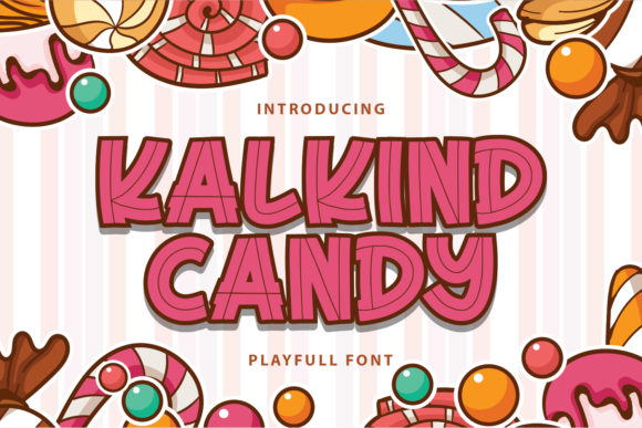 Kalkind Candy: A Bold Display Font for Eye-Catching Campaigns