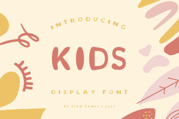 Kids Display Font for Kids-Focused Campaigns