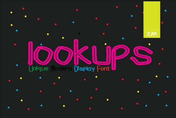 Lookups: A Display Font for Thoughtful Typography