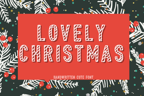 Lovely Christmas Font for Bold Branding and Seasonal Design