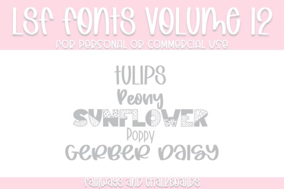LSF Volume 12: A Display Font Collection for Editorial Creativity