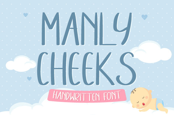 Manly Cheeks: A Modern Display Font for Digital Branding