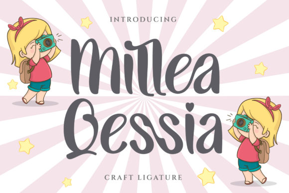 Millea Qessia: A Playful Display Font for Bold Creativity