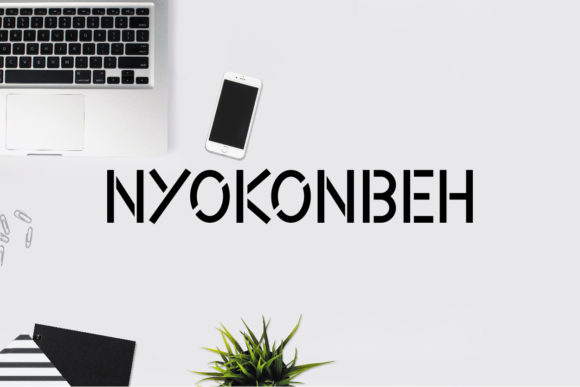 Nyokonbeh Font: A Display Typeface for Creative Web Design