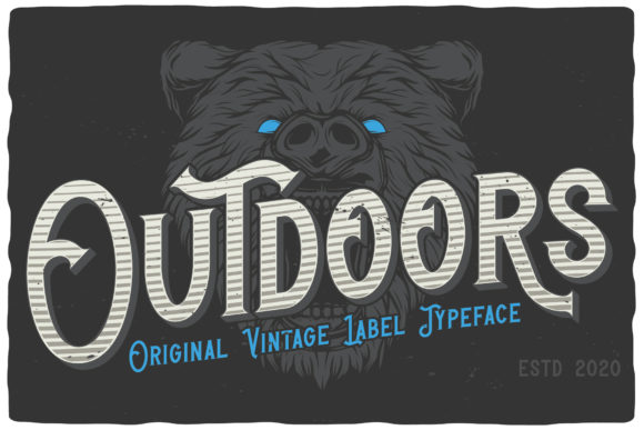 Outdoors Font: A Versatile Display Typeface for Web Design