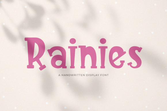 Rainies Font Review: A Joyful Display Typeface for Creative Designers