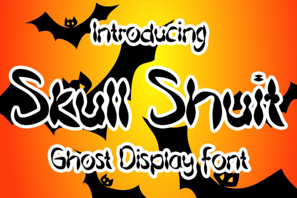 Skull Shuit Font for Spooky and Cute Branding Projects