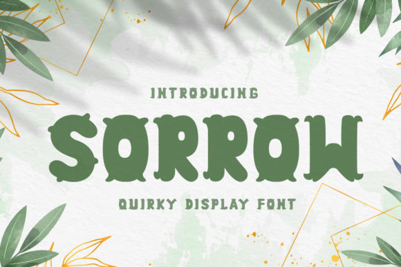 Sorrow Font: A Bold Choice for Branding and Display Design