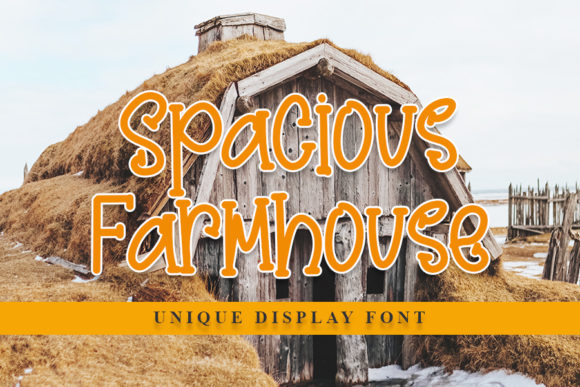 Spacious Farmhouse Font for Creative Makers and Designers