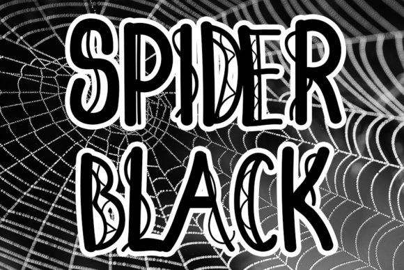 Spider Black Font: A Bold Typeface for Striking Campaigns