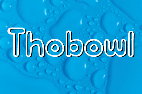 Thobowl Font: A Display Typeface That Captures Attention