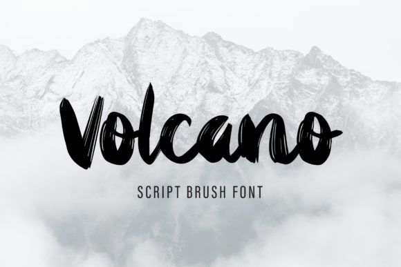 Volcano Font for Playful and Flowing Brand Design