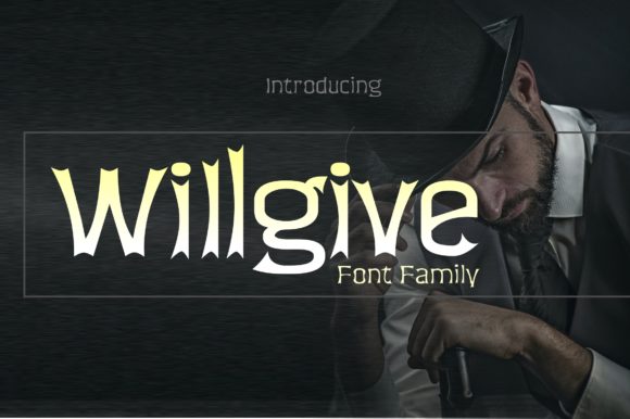 Willgive Font: Spooky, Cute & Modern Display Type